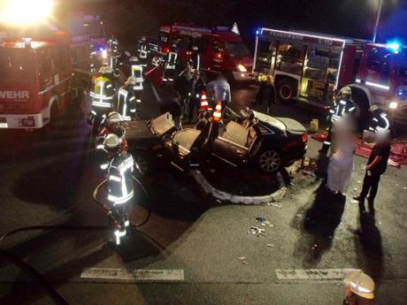 Schwerer Unfall auf der L828 am 17.07.2016