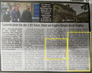 Trauerfeier für den Terroranschlag auf das Pariser Bataclan ist ein einziger Skandal