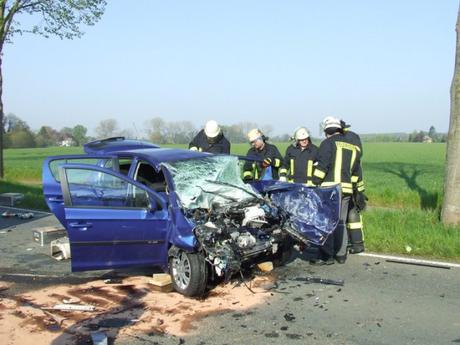 Unfall zwischen Groß Sisbeck und Querenhorst