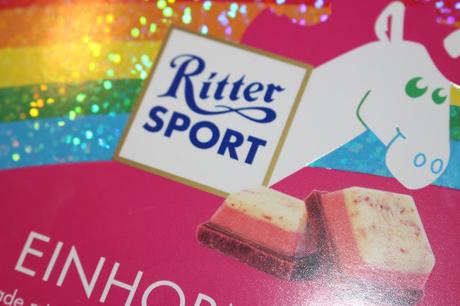 Ritter Sport Einhorn #glittersport vs. DIY vegan Rainbow Unicorn chocolate