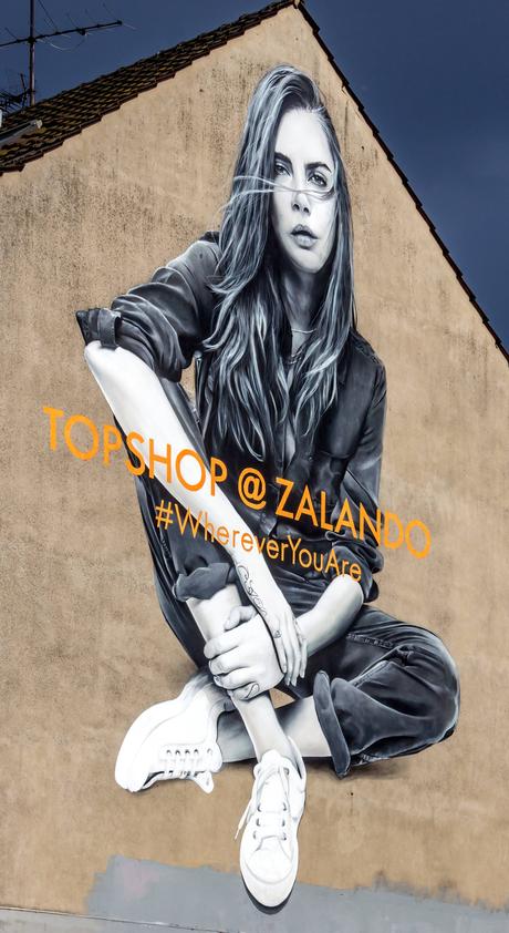 Hotel Ehrenfelder Zeitgeist mit Wandgemälde Topshop@Zalando