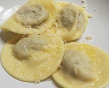 Ravioli mit Wildschwein-Steinpilz-Füllung