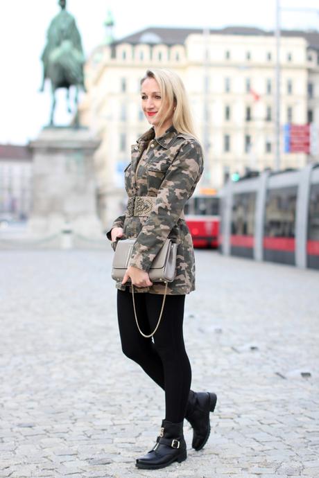 Camouflage jacket & boots