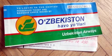 Fundsachen 4: ein Flug mit Uzbekistan Airways