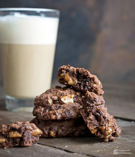 Double-Chocolate Pecan Cookies | Madame Cuisine Rezept