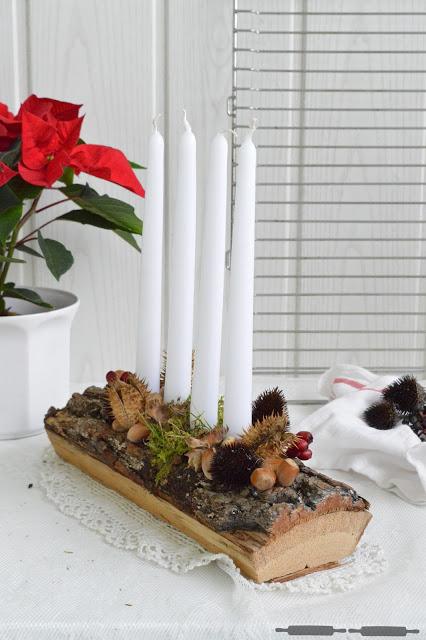 Rustikaler Adventskranz / rustic Advent Wreath #christmassythingsbyverena