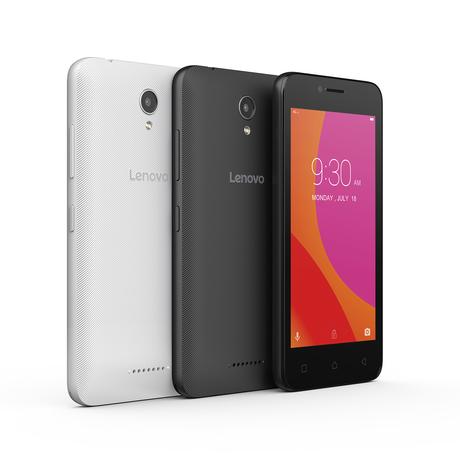 Lenovo B: 100-Euro-Smartphone in weiß und schwarz mit LTE und 4,5-Zoll-Bildschirm