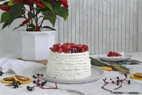 Weihnachtsstern Torte / Poinsettia Cake #christmassythingsbyverena
