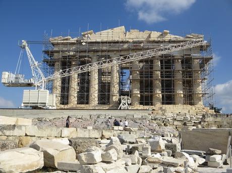 11_Baustelle-Parthenon-Akropolis-Athen-Griechenland-Kreuzfahrt-Mittelmeer