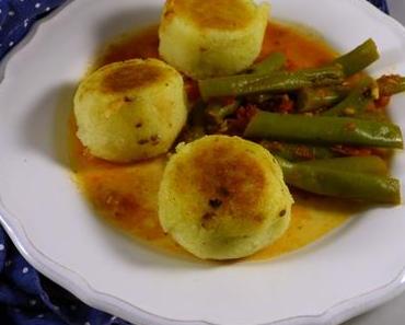 Gefüllte Polenta-Knödelchen