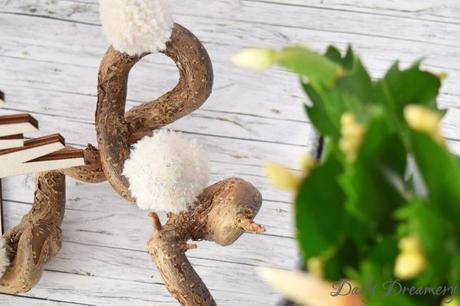 winterliche Schneebälle aus Wolle – Pomponsliebe