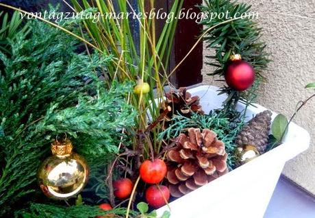 Weihnachtsdeko in Haus und Garten