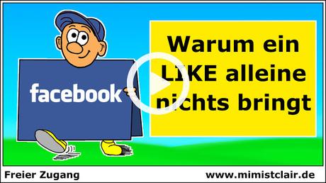 Facebook: Ein Like alleine nützt dir gar nichts
