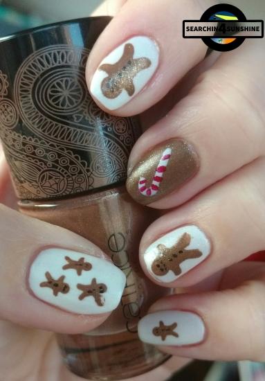 [Nails] Lebkuchenmännchen mit essence 01 THE FROSTED & CATRICE C01 Yes, You Tan!