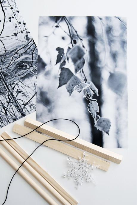Bilderleiste mit halbrunden Holzleisten #sinnenrauschAdventskalender