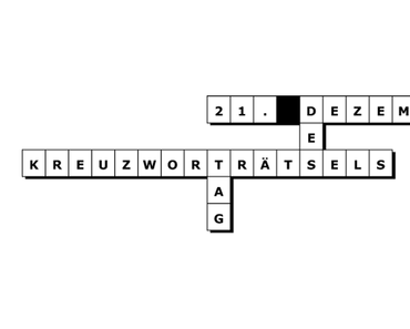 Tag des Kreuzworträtsels – der internationale Crossword Puzzle Day