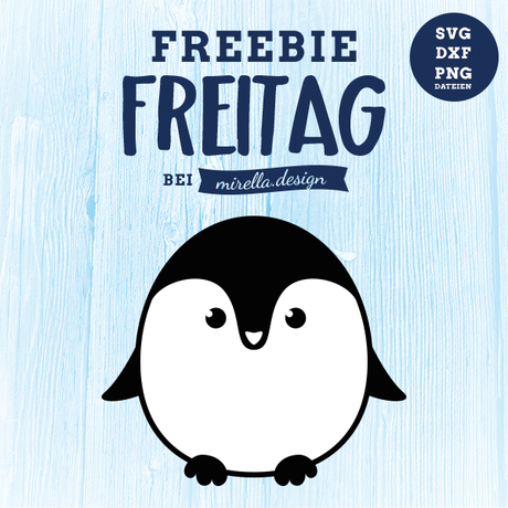 Freebie Freitag kleiner Pinguin