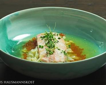 Forelle Fenchel Rieslingsud