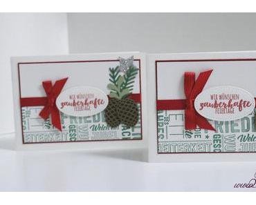 Weihnachtskarten 2016 {Teil 2}