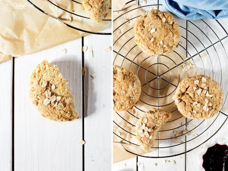 Gesunde Hafer-Scones gelingen sehr schnell