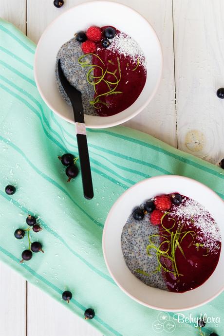Smoothiebowl mit Chia - Foodstyling