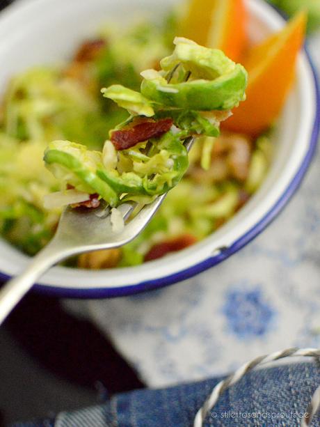 Brussels Sprouts Salat mit Bacon