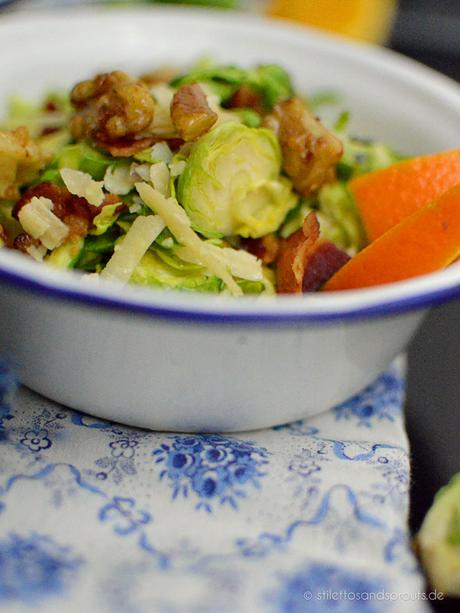 Brussels Sprouts Salat mit Bacon