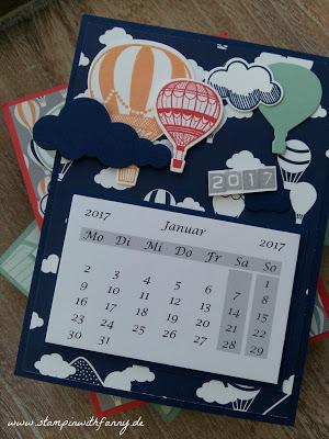 Make&Take #1 von meiner Katalogparty: Minikalender mit Post-It