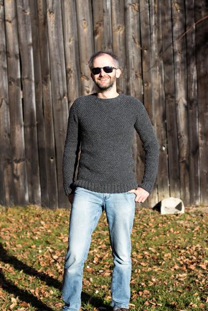 DIY Knitted Mens Sweater Pullover für Herren selber stricken