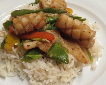 Tintenfischröllchen – asiatisch