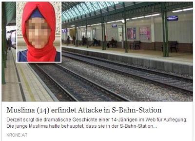 Österreich: Opfer eines vermeintlichen anti-dschihadistischen Übergriffs als Lügnerin enttarnt