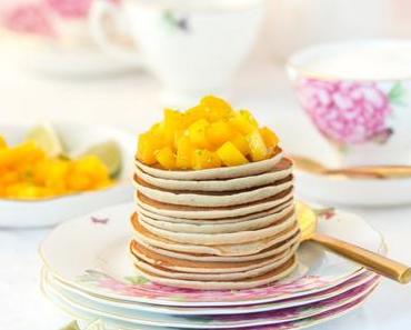 Pancakes mit Limetten-Mango