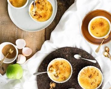Creme Brûlée mit karamellisierten Äpfeln / Caramel Apple Creme Brûlée Recipe