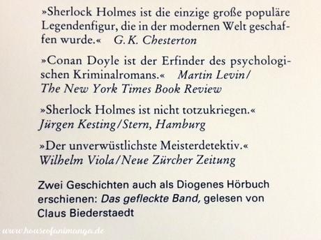 Buch Review: Sherlock Holmes Geschichten von Mia