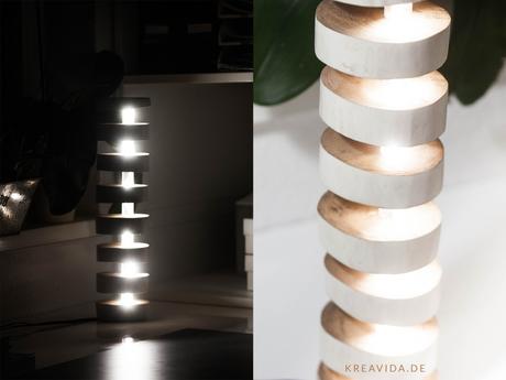 DIY : Schicke Lampe aus Holz selber bauen