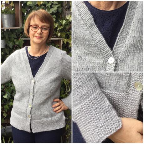 Strick,Strick, Hurra – oder – One shade of grey (and a bit of silver)