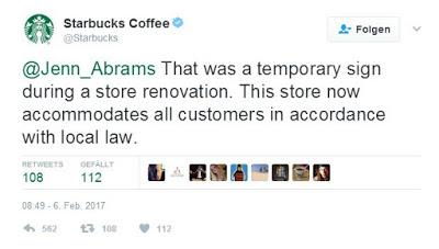 Starbucks-Skandal: Frauen werden nicht bedient