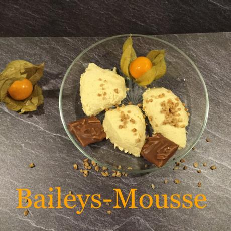 Zum #Sonntagsglück gibt’s  Baileys-Mousse – oder – Keine Angst vor Gelantine