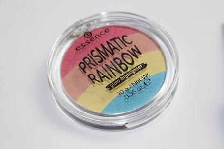 Essence Rainbow Highlighter 10 be a unicorn Review vs elf Eyeshadow Transformer