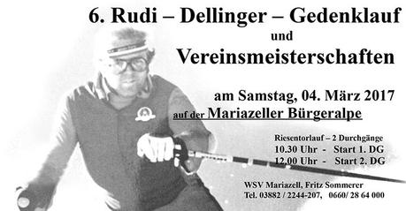 Einladung zum 6. Rudi Dellinger Gedenklauf