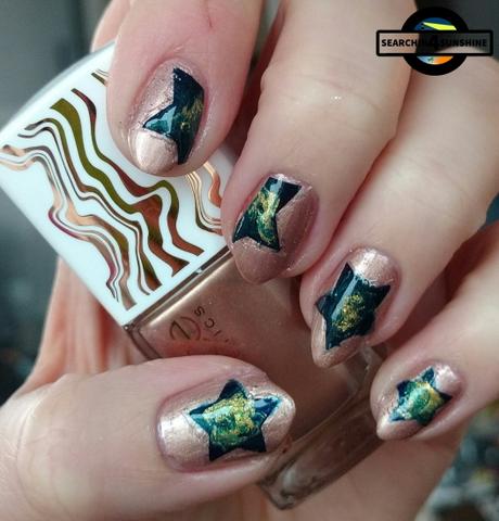 [Nails] #nailsreloadedchallenge - Runde 2: DIY Sticker mit CATRICE LUMINATION NAIL LACQUER C01 Interstellar