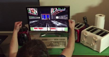 Doom mit Toaster, Porsche 911 und Taschenrechner gespielt