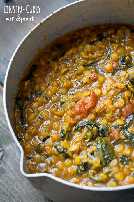 Indisches Linsen-Curry mit Spinat | Madame Cuisine Rezept