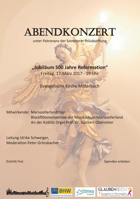Termintipp: Abendkonzert in der Evangelischen Kirche Mitterbach