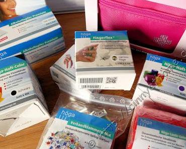 Die Kiste voll mit Pflaster und Binden #Höga #Aua #ErsteHilfe