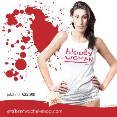 erdbeerwoche-Casting: Werde Teil unserer Bloody Woman-Bewegung!