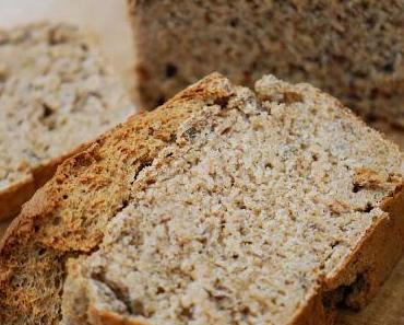 Schnelles Einkorn-Dinkelbrot mit Leinsaat