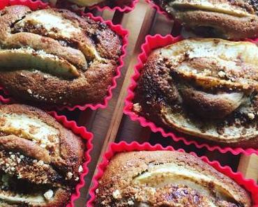 Gesunder Apfelkuchen oder -muffins