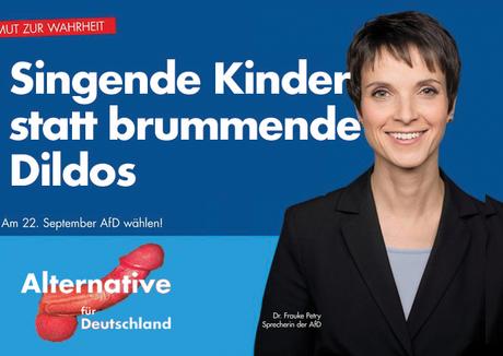 Alternative für Deutschland fordert Abschaffung der Masturbation. Weniger Vibratoren! d.h. Mehr Kinder! (und weniger Sünden!)