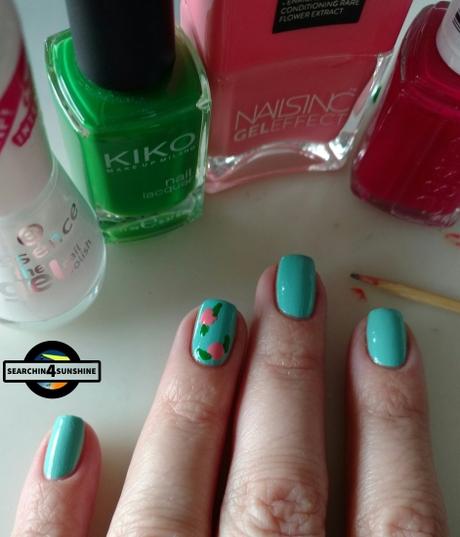 [Nails] LACKphabet: F wie Freihand mit essence COLOUR boost high pigment nail paint 06 instant happiness